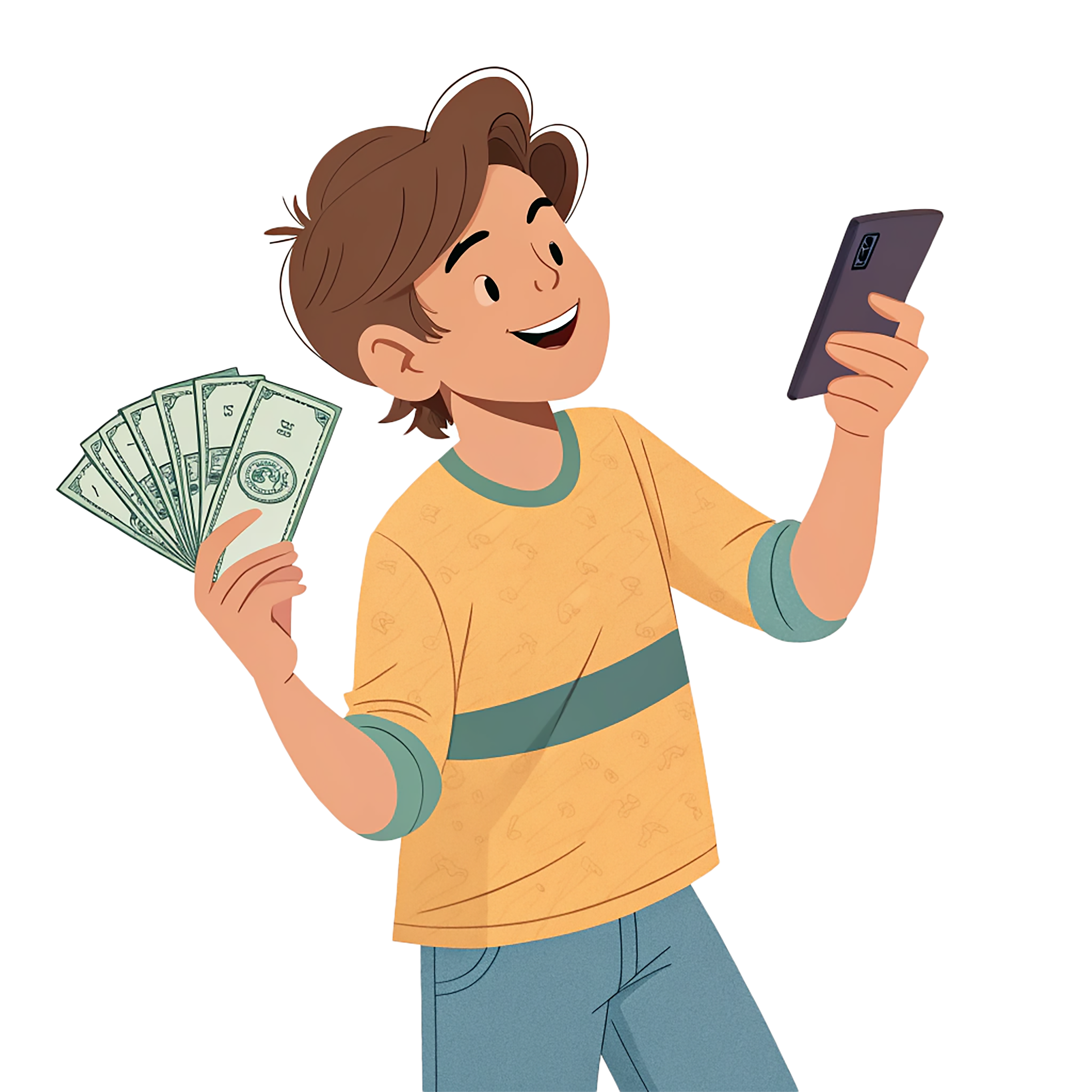 3D Earning Concept